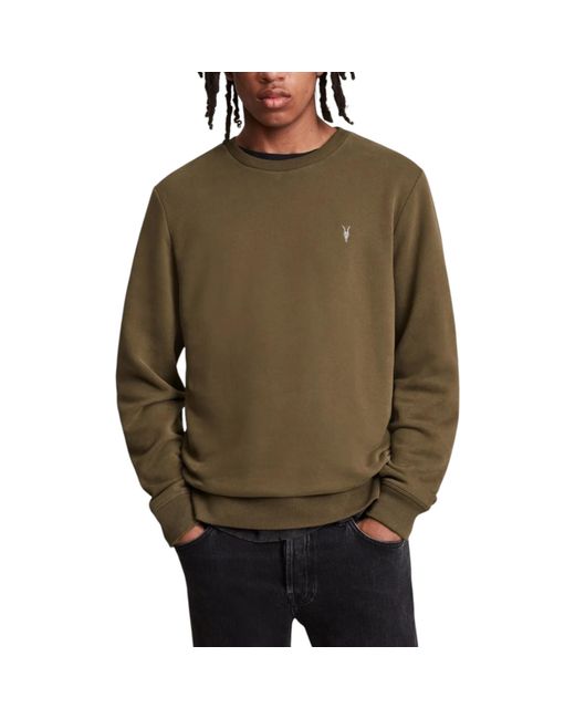 AllSaints Green Reven Sweatshirts for men