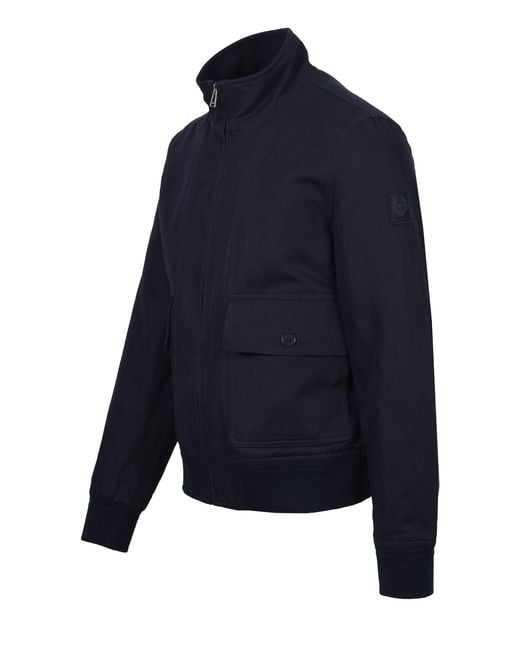 Belstaff Blue Helston Jacket Dark Ink for men