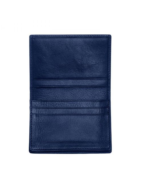 Breed Blue Porter Genuine Leather Bi-Fold Wallet for men