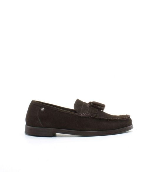 Ben Sherman Black Bedford Shoes Leather for men