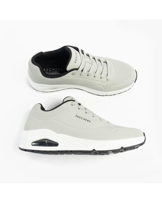 Skechers White Uno for men