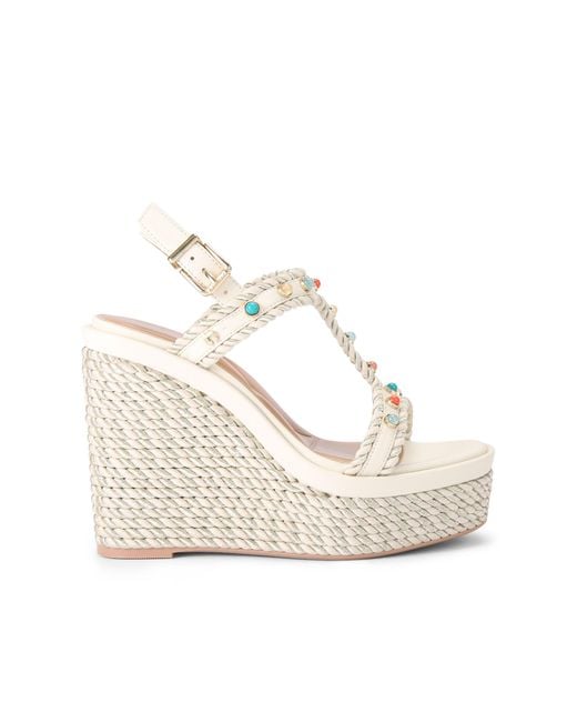 Carvela Kurt Geiger White Sorella Wedge Heels