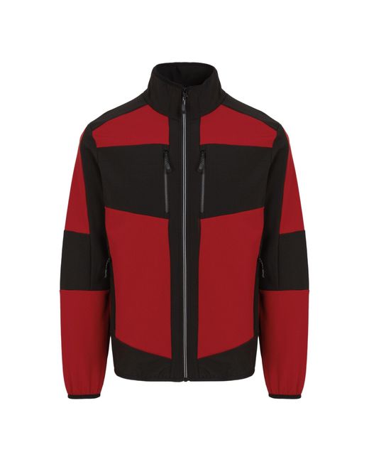 Regatta Red Adult E-Volve 2 Layer Soft Shell Jacket (Classic/ for men