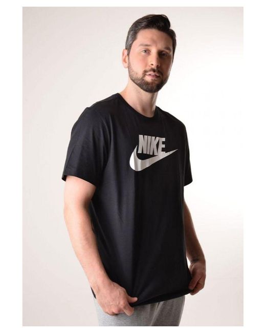 Nike Black Swoosh Futura T Shirt for men