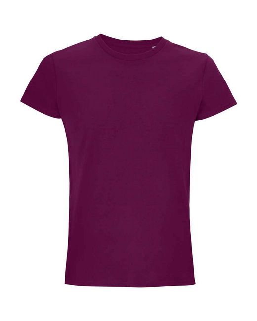 Sol's Purple Crusader Organic T-Shirt (Astral) for men