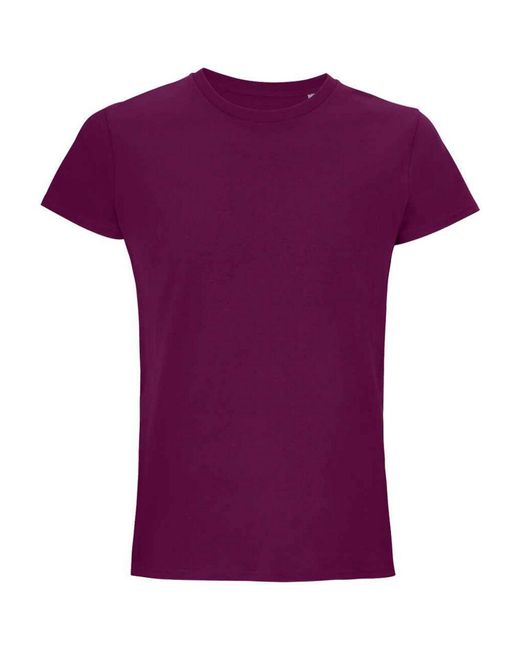 Sol's Purple Crusader Organic T-Shirt (Astral) for men