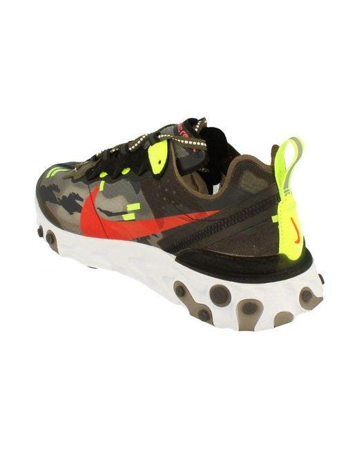 Nike Green React Element 87 Trainers for men