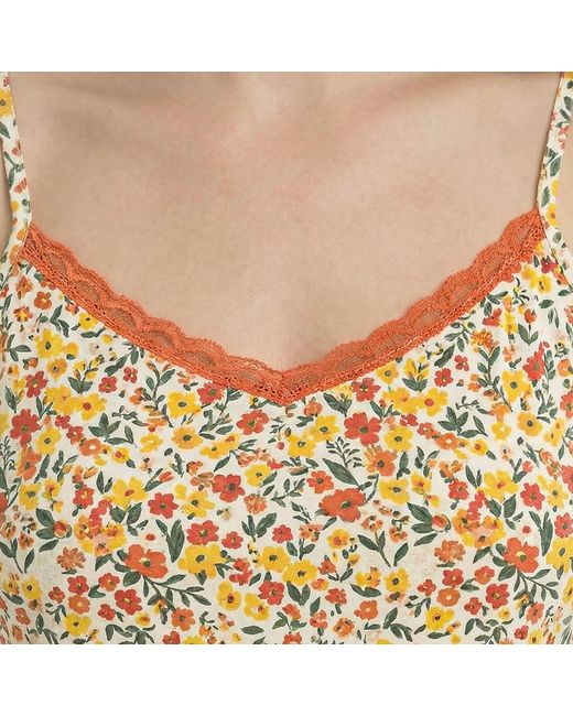 Kisses&Love Natural Summer Nightgown With Thin Straps