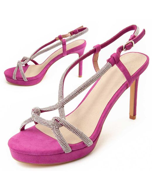 Montevita Pink Heel Sandal Sandale2
