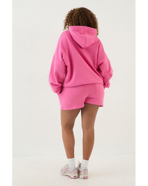 DSGN Studio Pink Oversized Over The Head Hoodie