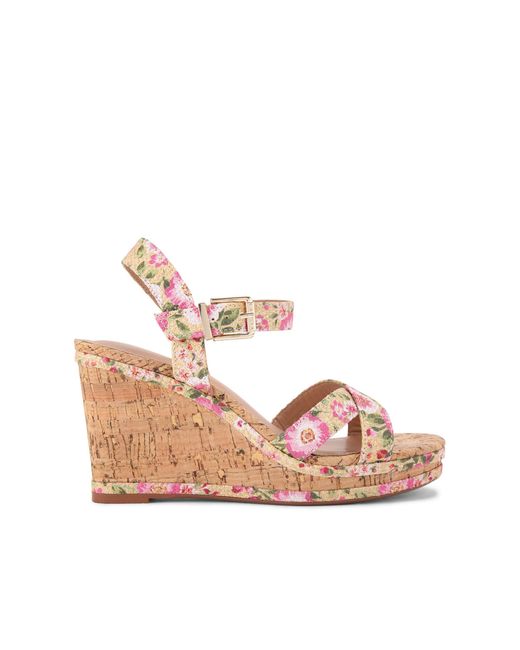 Carvela Kurt Geiger Pink Verona Wedge Heels
