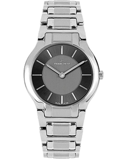 Pierre Petit Black Serie Laval Watch Stainless Steel
