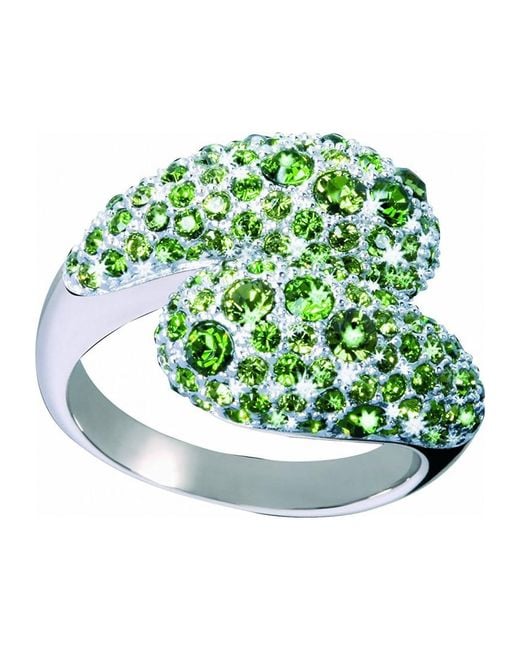 Glamour Green Gr33-07 Ladies Ring Sterling