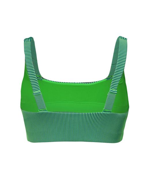 PUMA Green Scoop Neck Bikini Top