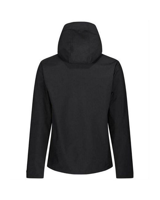 Regatta Black Venturer Hooded Soft Shell Jacket /Classic) for men