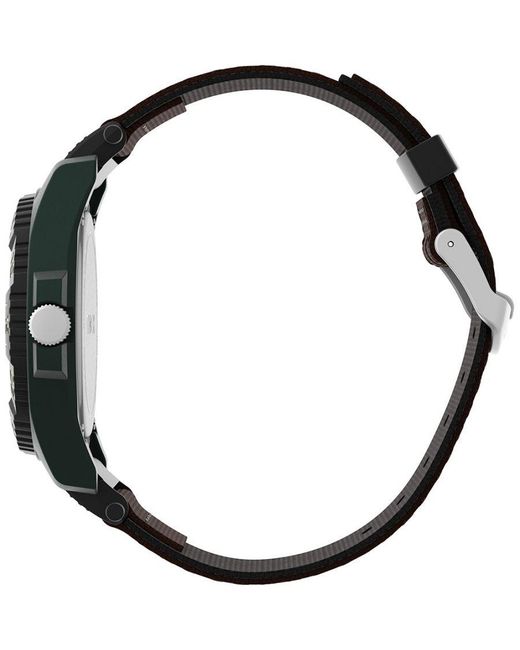 Timex Black Expedition Camper Watch Tw4B26500 Fabric for men