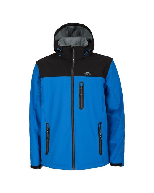 Trespass Blue Hebron Waterproof Softshell Jacket for men