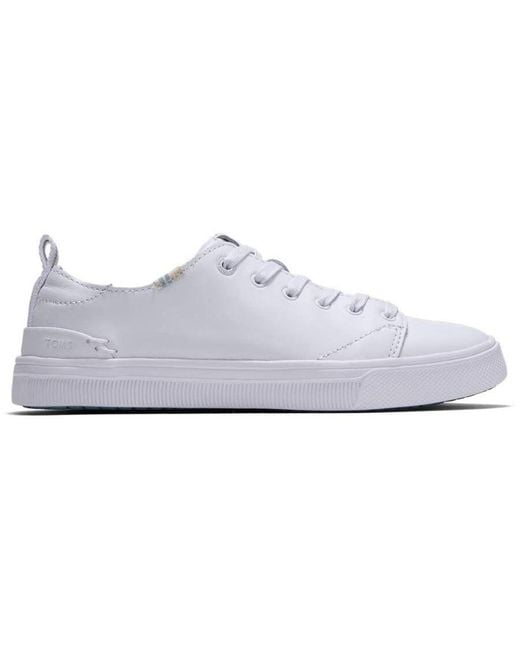 TOMS Trvl Lite Low White Trainers Leather for men