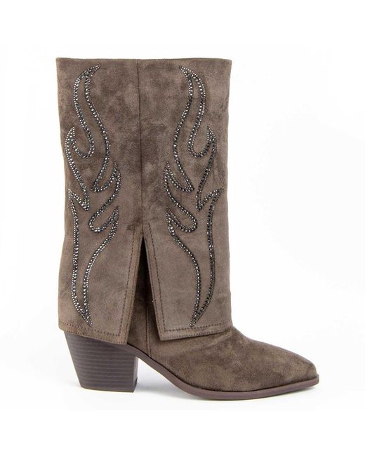 Montevita Brown Boot Faldde2