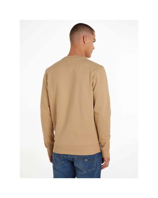 Tommy Hilfiger Sweatshirt Tjm Reg Tonale Vlag C in het Natural voor heren