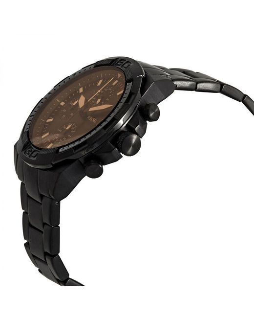 Fossil Bronson Horloge Zwart Fs5851 in het Black voor heren