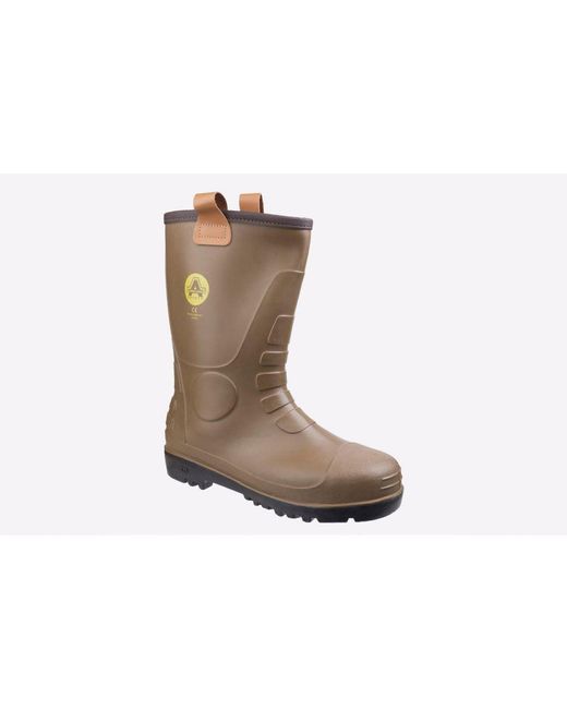 Amblers Safety Natural Fs95 Waterproof Rigger Boot for men