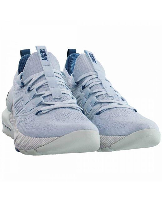 Under Armour Blue X Project Rock 3 Running Trainers