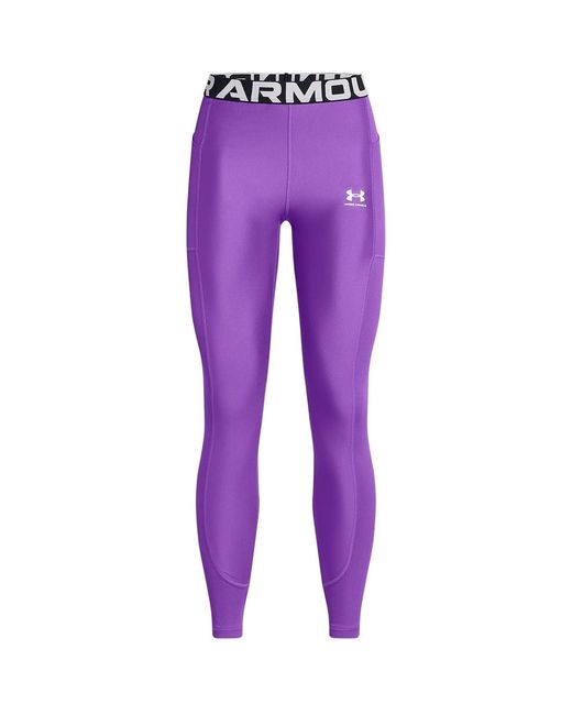 Under Armour Purple Heatgear Leg