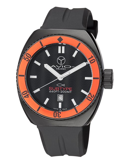 Avio Milano Gray Subtype Watch Rubber for men