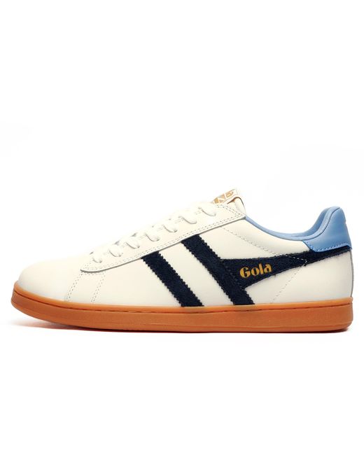 Gola Black Classics Equipe Ii Leather Trainers for men