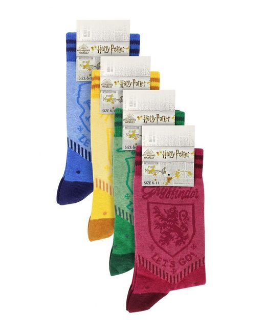 Harry Potter Red 4 Pairs Socks