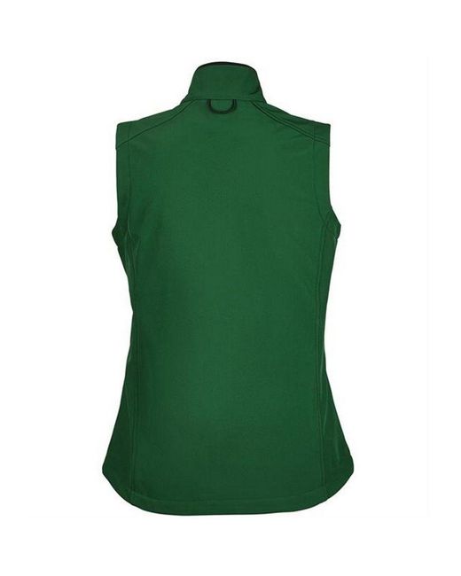 Sol's Green Ladies Rallye Soft Shell Bodywarmer Jacket (Bottle)