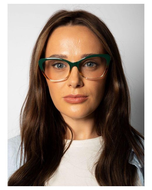 SVNX White Tortoiseshell Clear Lens Glasses