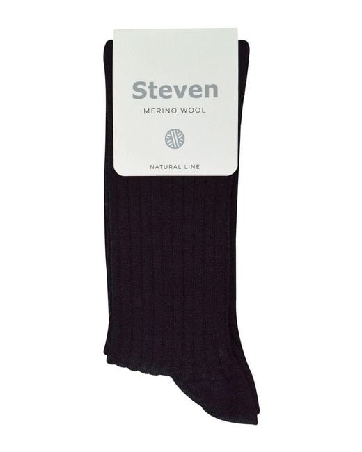 Steve Madden Blue Merino Wool Socks