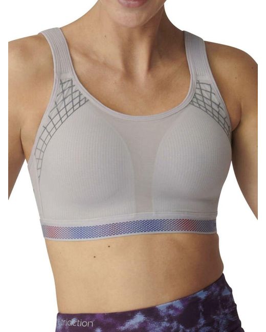 Triumph Gray 10210629 Triaction Cardio Cloud Sports Bra