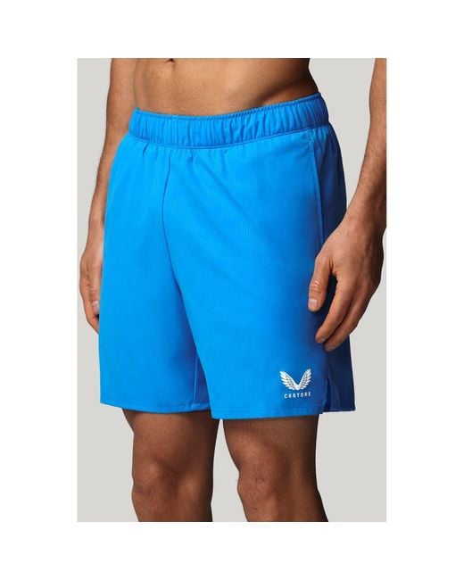 Castore Blue 6" Swim Shorts for men