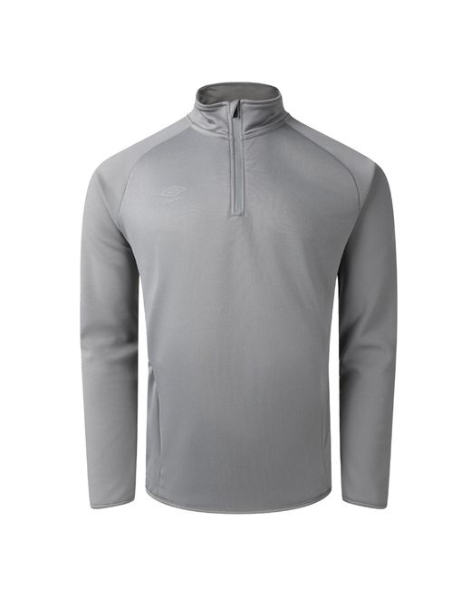 Umbro Gray Sportswear Quarter Zip Sweatshirt (Griffin) for men
