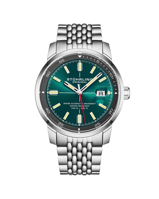 Stuhrling Green Trackmaster 1026 Automatic 42Mm for men