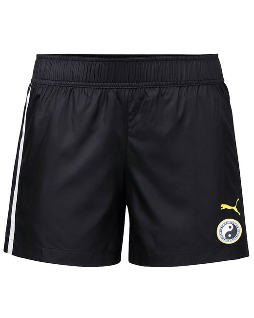 PUMA Black X Rihanna Fenty Tearaway Mini Shorts Cotton