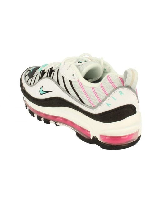 Nike White Air Max 98 Trainers