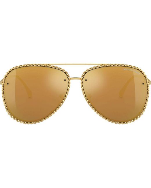 Michael Kors Metallic Metal Sunglasses