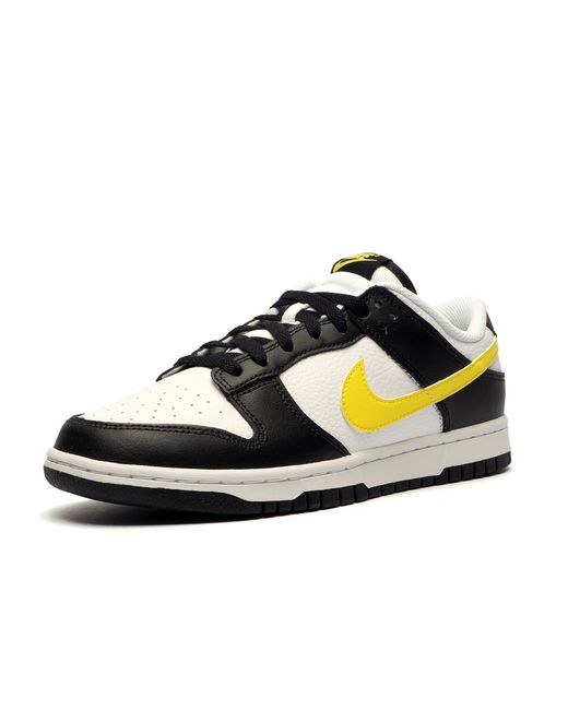 Nike Black Dunk Low Leather Trainers for men