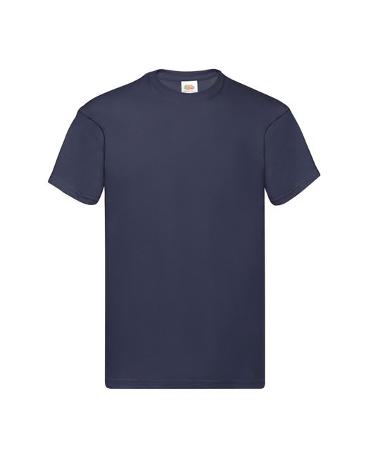 Fruit Of The Loom Origineel T-shirt (deep Navy) in het Blue voor heren
