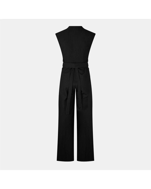 Odd Muse Black Wrap Jumpsuit