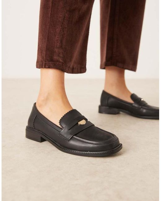 ASOS Brown Match Penny Loafer