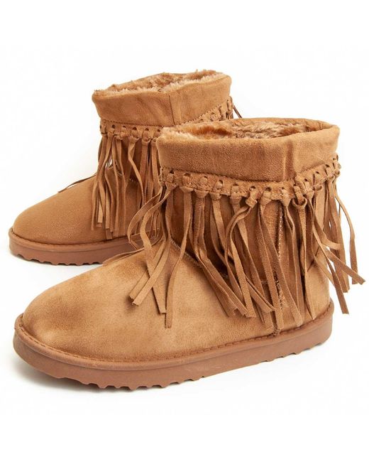 Montevita Brown Ankle Boots Indig2