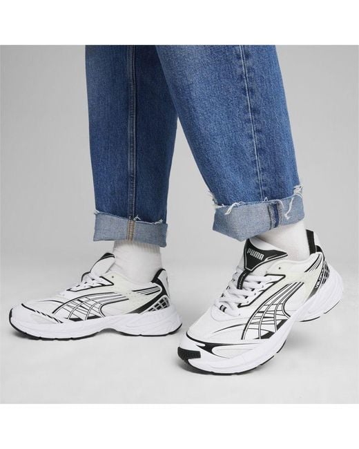 PUMA White Velophasis Always On Sneakers Trainers for men