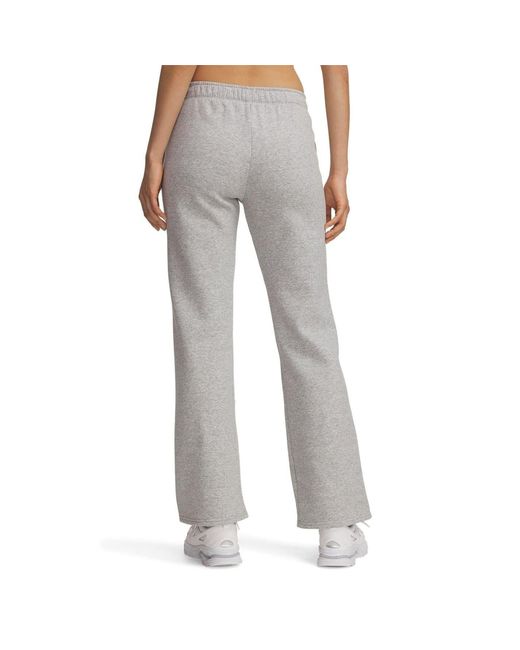 Under Armour Gray Ua Rival Solid Flared Sweatpants