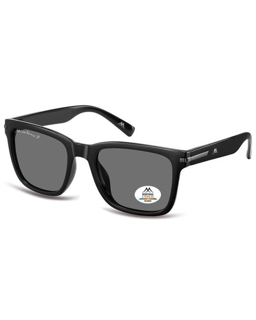Montana Black Square Shiny Polarized Mp183 for men