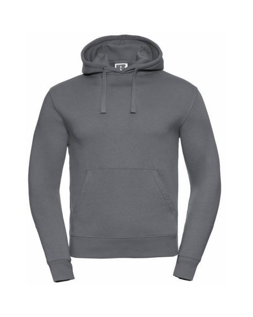 Russell Gray Authentic Hooded Sweatshirt Hoodie (Convoy) for men